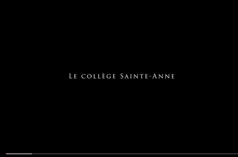 Le clip de présentation du collège Sainte-Anne !